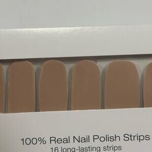 NWT Color Street "Giza Sands" Solid Tan Nail Strips